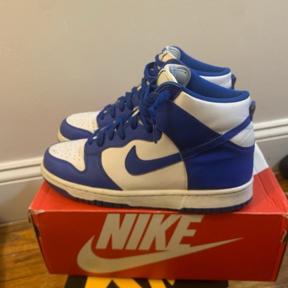 Nike dunk high royal blue sale